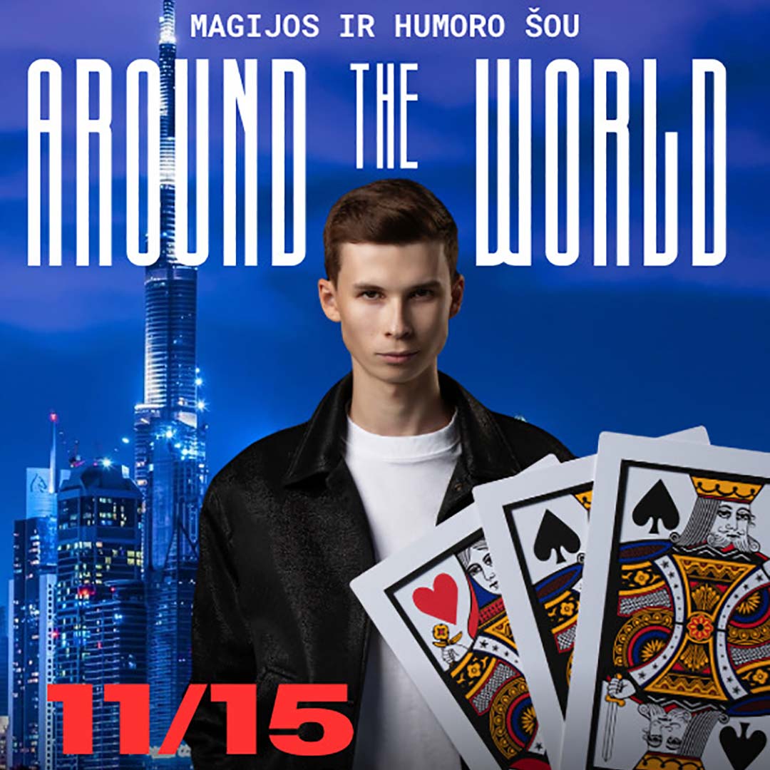 Iliuzionistas Alan Gladkovas | Magijos ir Humoro šou ''Around The World''