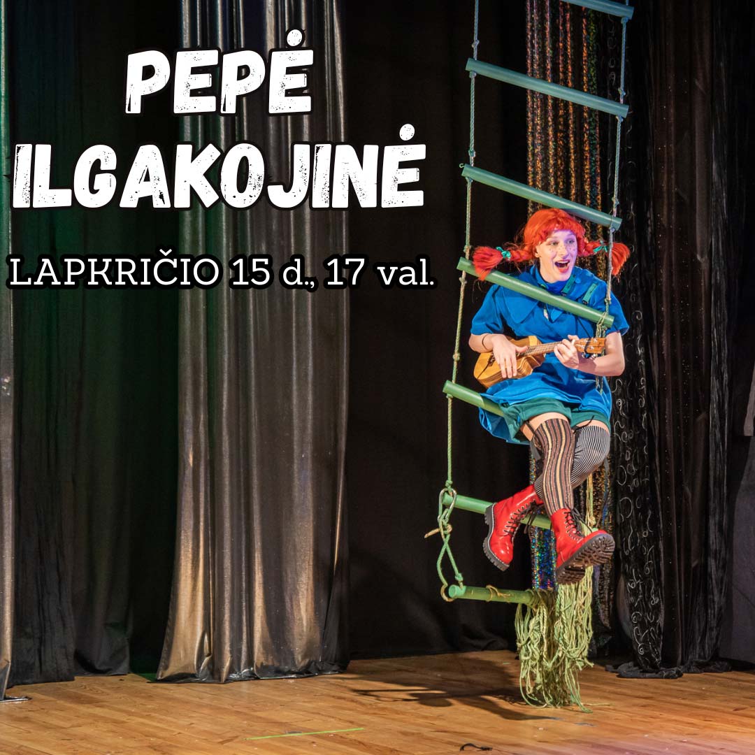 Spektaklis vaikams "Pepė ilgakojinė"