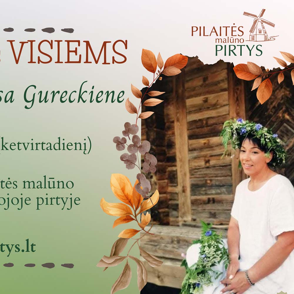 Pirties vakaras visiems su profesionalia pirtininke Larisa Gureckiene