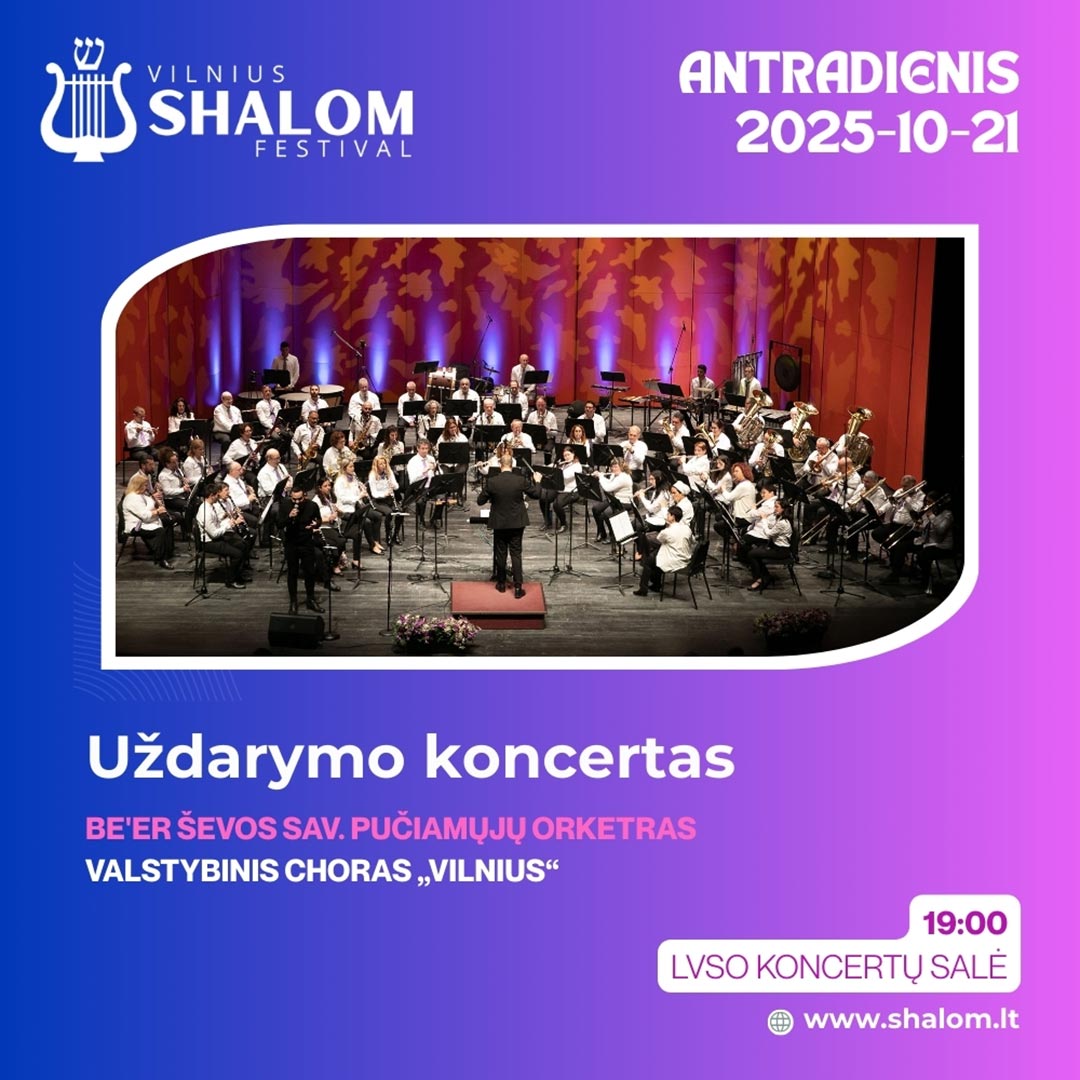Vilnius Shalom Festival uždarymo koncertas